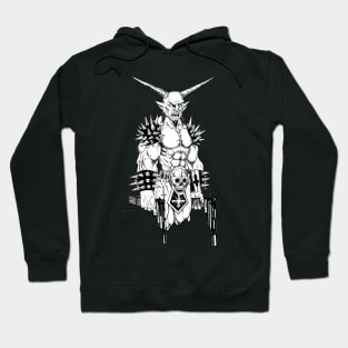 Goatlord Hitlist White Hoodie